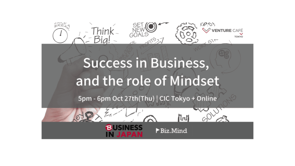 SUCCESS IN BUSINESS, AND THE ROLE OF MINDSET [in person & online - Hybrid]