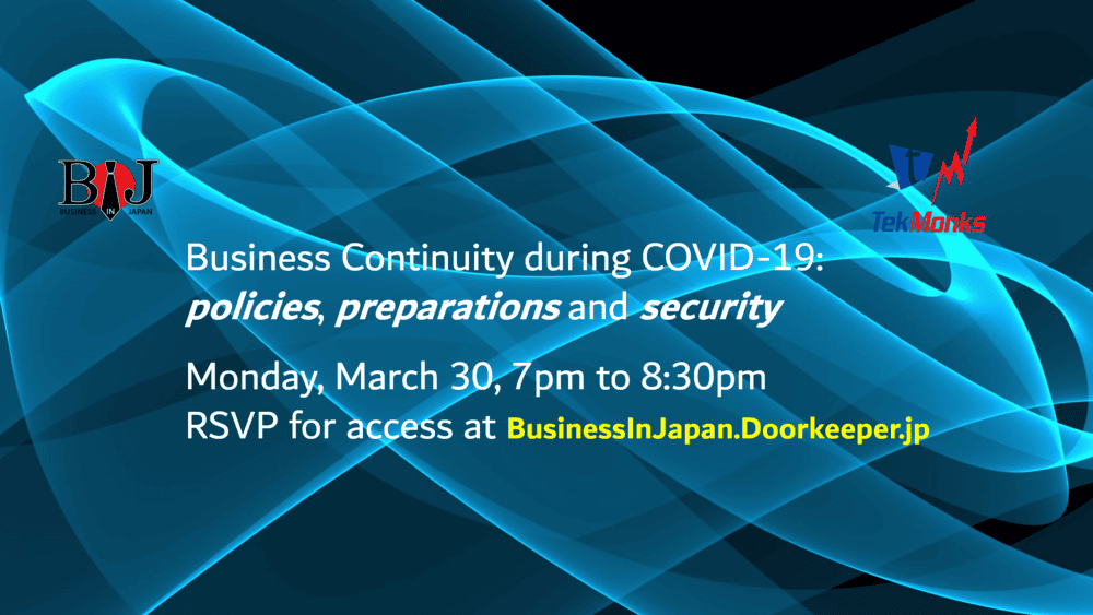 WEBINAR: Business Continuity during COVID-19 - policies, preparations and security